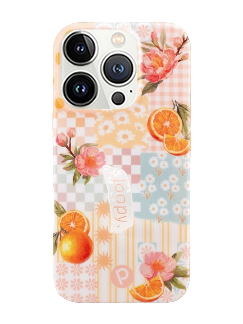 NWT Loopy ORANGE BLOSSOM X Amber Massey iPhone 15 Pro Max Phone Case - Righty